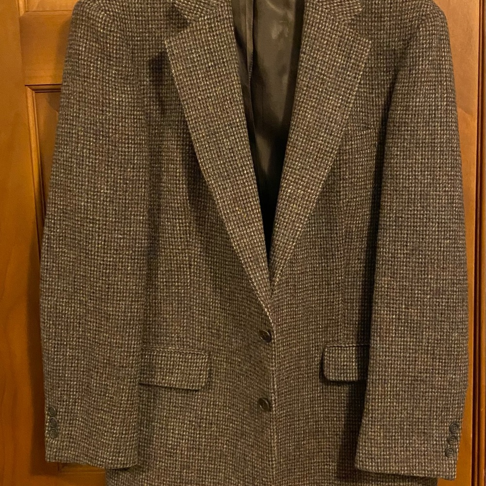 Bert Pulitzer Harris Tweed Hand woven Scottish wool Numbered Sporty jacket